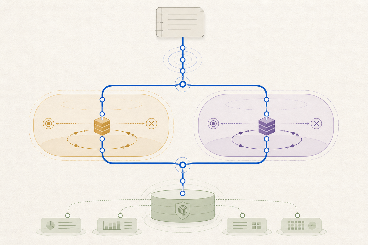 Principal illustration: MIDI2 is the universal semantic-execution seam
